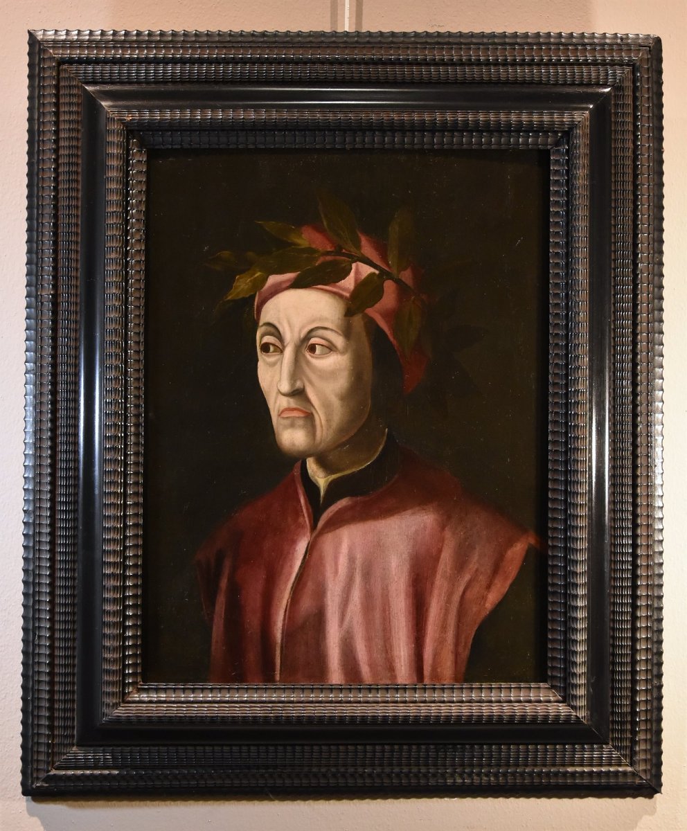 Ritratto di Dante Alighieri, Cristofano di Papi dell'Altissimo (Firenze 1525 –  1605) bottega-photo-4