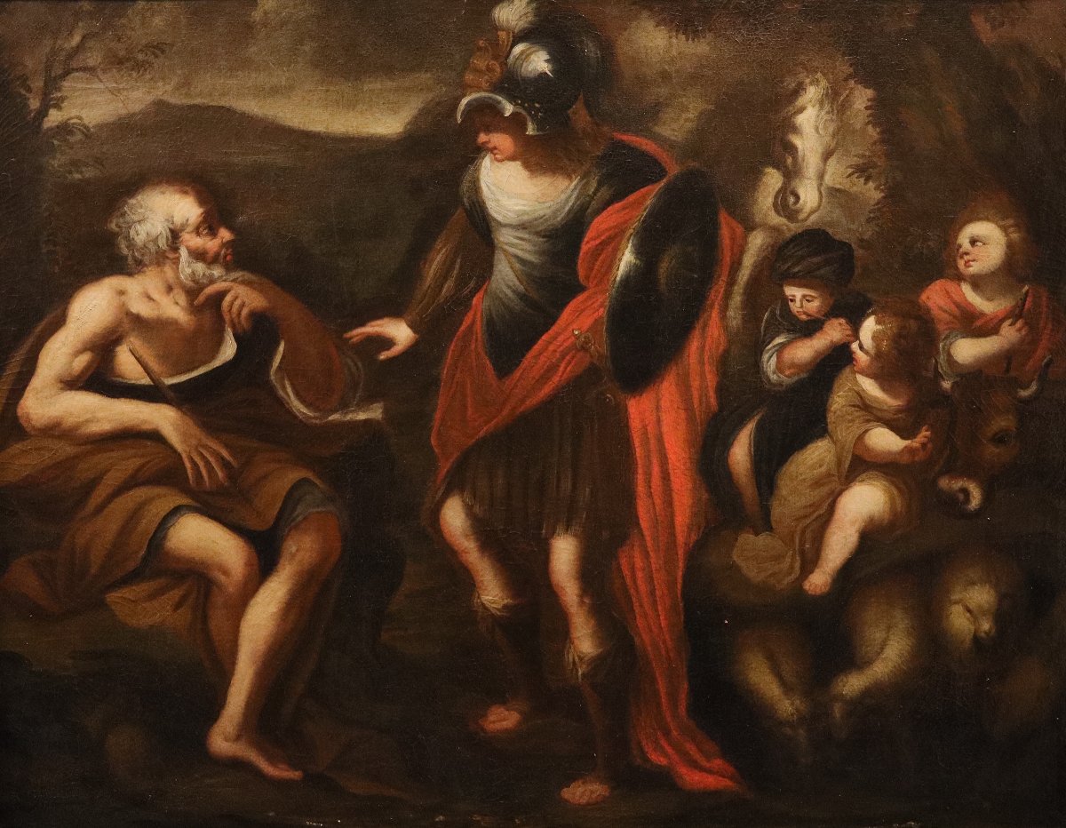Erminia tra i pastori, Stefano Magnasco (Genova, 1635 – 1673) Bottega-photo-2