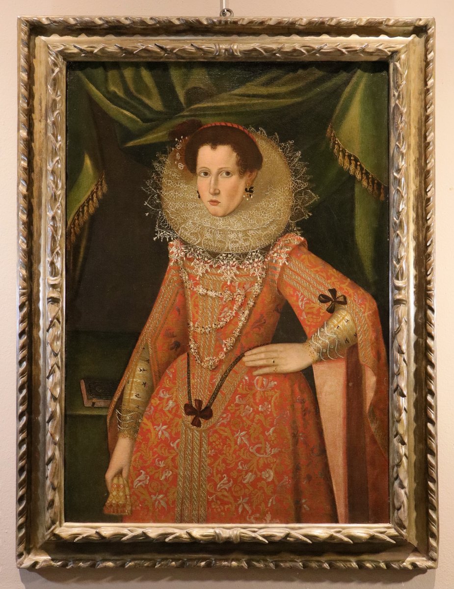 Ritratto di nobildonna, Alonso Sanchez Coello (Valencia, 1531 – Madrid, 1588) Bottega di