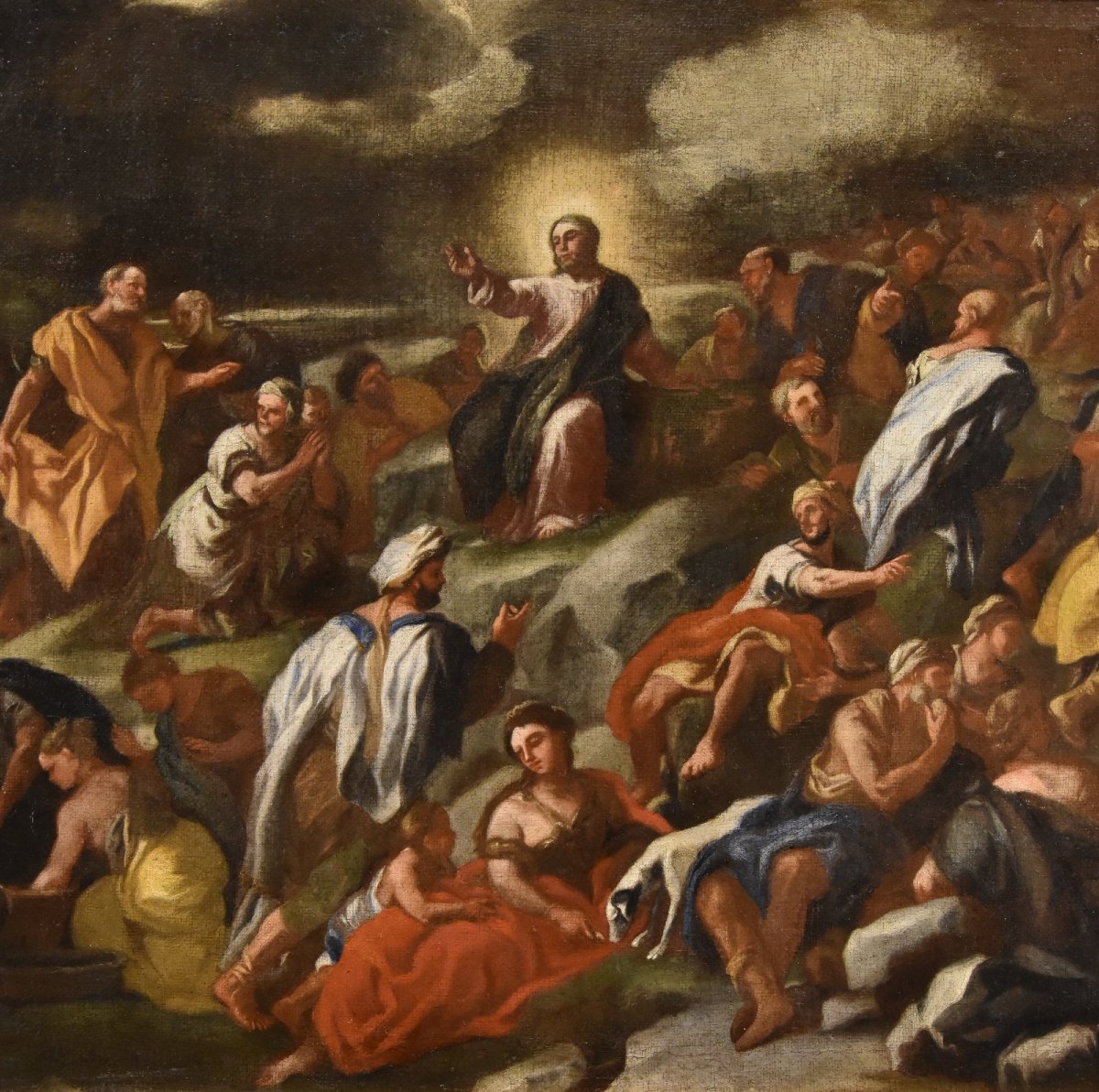 Moltiplicazione dei pani e dei pesci, Angelo Solimena (Canale di Serino 1629 - Barra, 1716)-photo-2