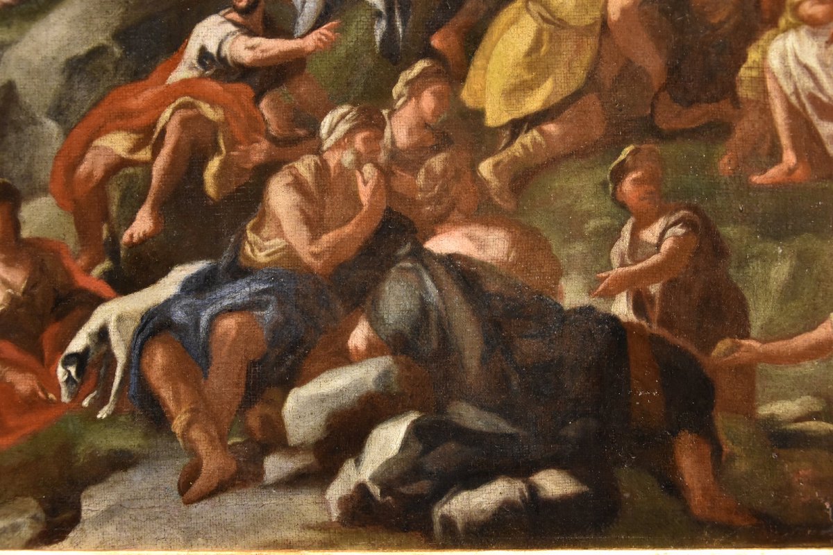 Moltiplicazione dei pani e dei pesci, Angelo Solimena (Canale di Serino 1629 - Barra, 1716)-photo-5