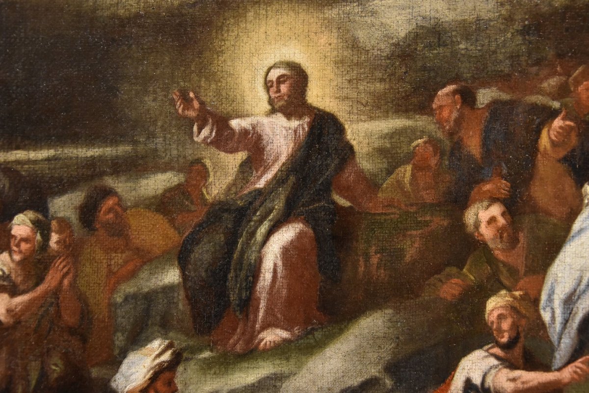 Moltiplicazione dei pani e dei pesci, Angelo Solimena (Canale di Serino 1629 - Barra, 1716)-photo-6