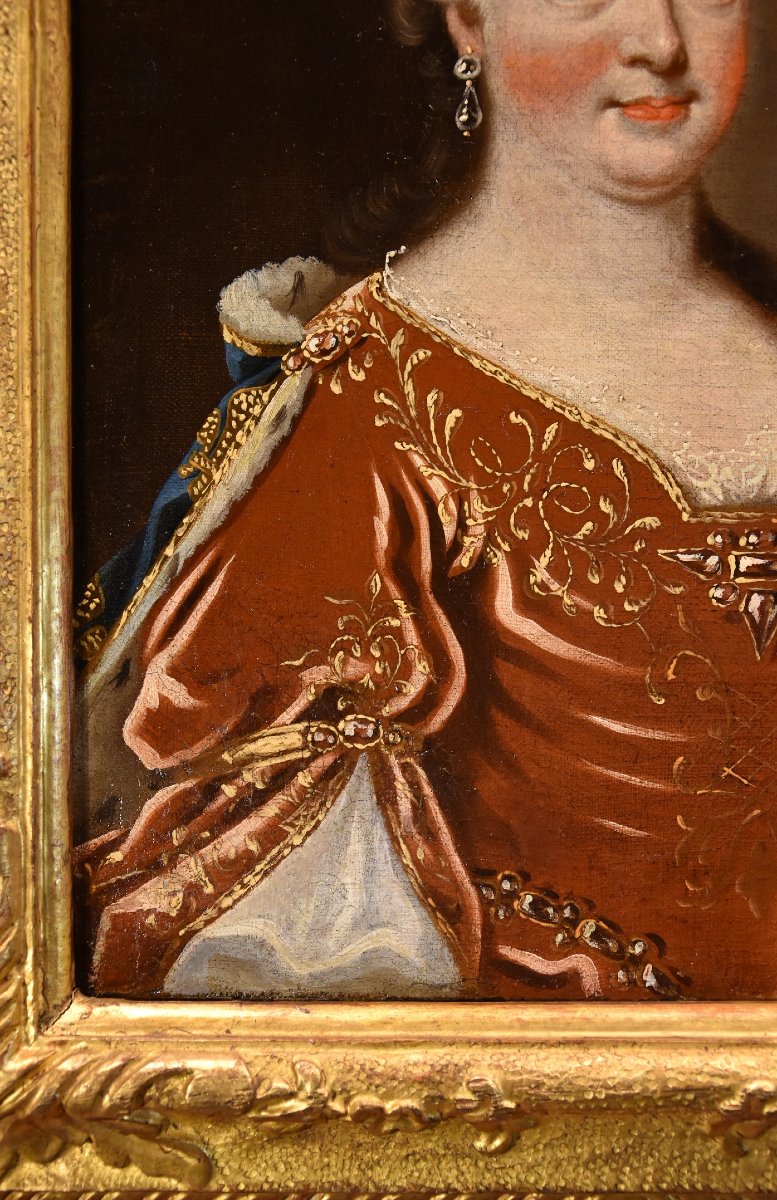 Luigi XV, Re di Francia, e la regina consorte Maria Leszczyńska, Pierre Gobert (1662 - 1744)-photo-1