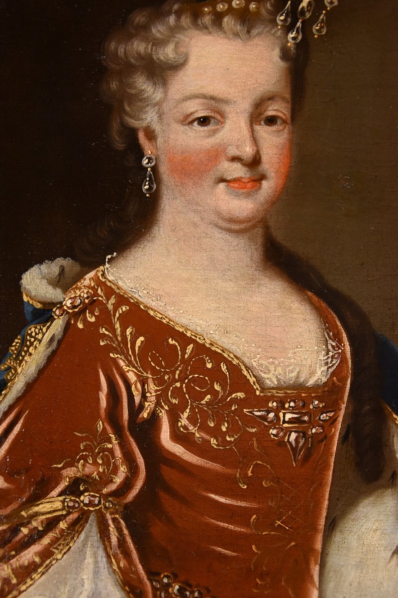 Luigi XV, Re di Francia, e la regina consorte Maria Leszczyńska, Pierre Gobert (1662 - 1744)-photo-2