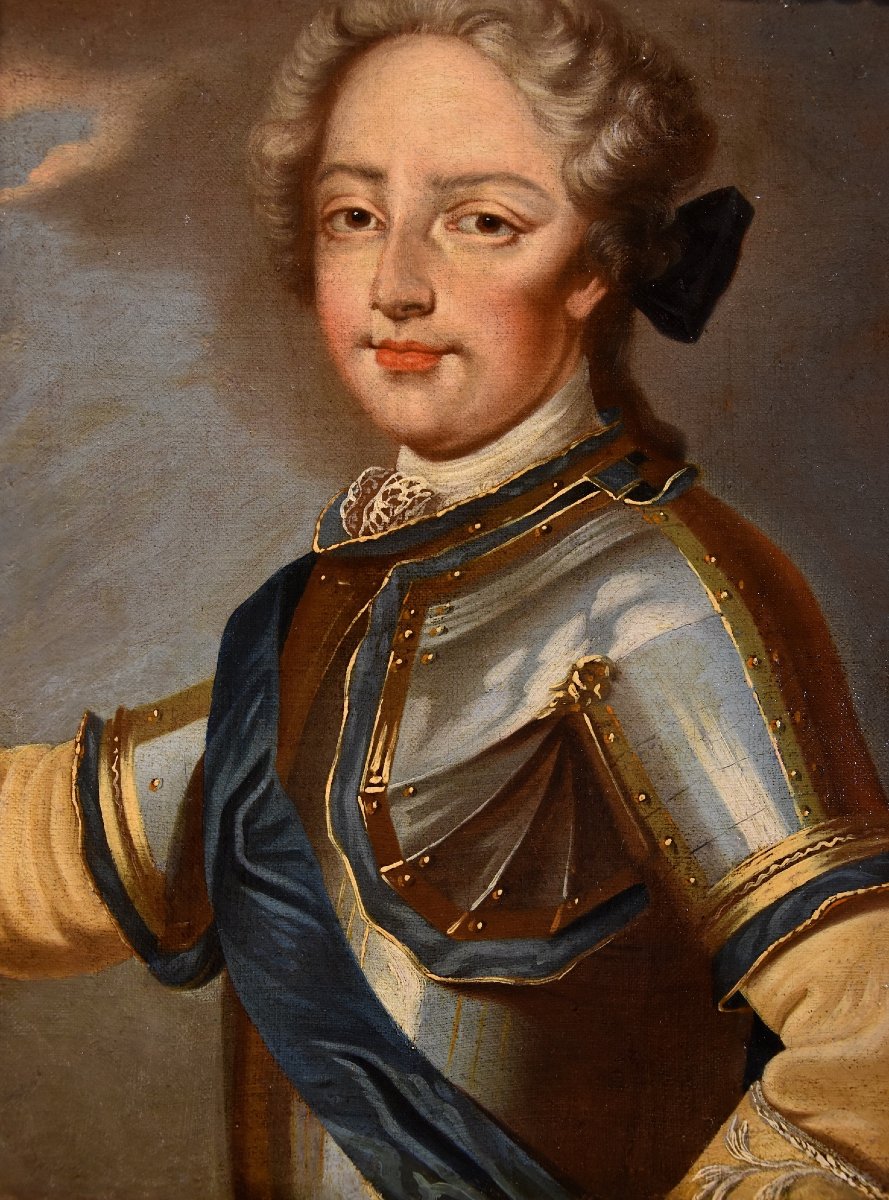 Luigi XV, Re di Francia, e la regina consorte Maria Leszczyńska, Pierre Gobert (1662 - 1744)-photo-6
