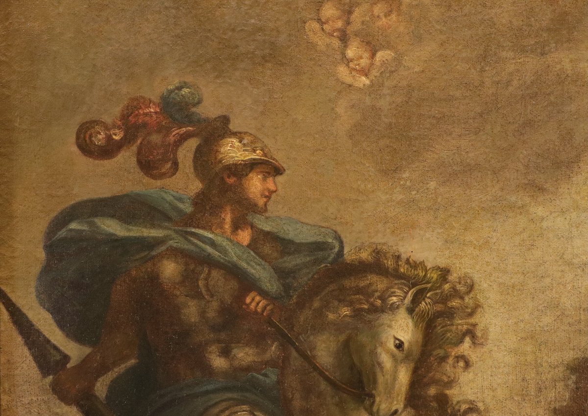 San Giorgio e il Drago, Scuola toscana XVII - XVIII secolo-photo-5