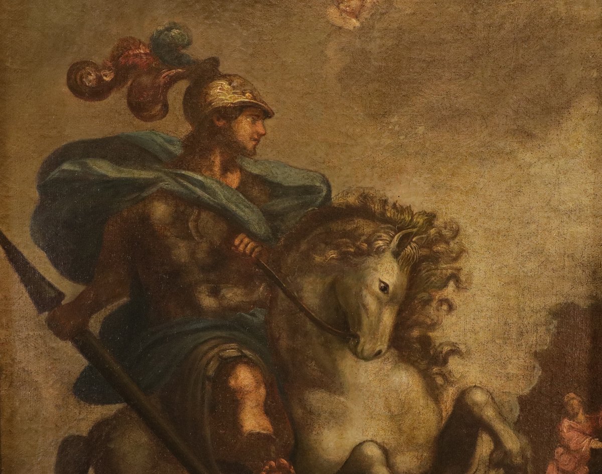 San Giorgio e il Drago, Scuola toscana XVII - XVIII secolo-photo-7