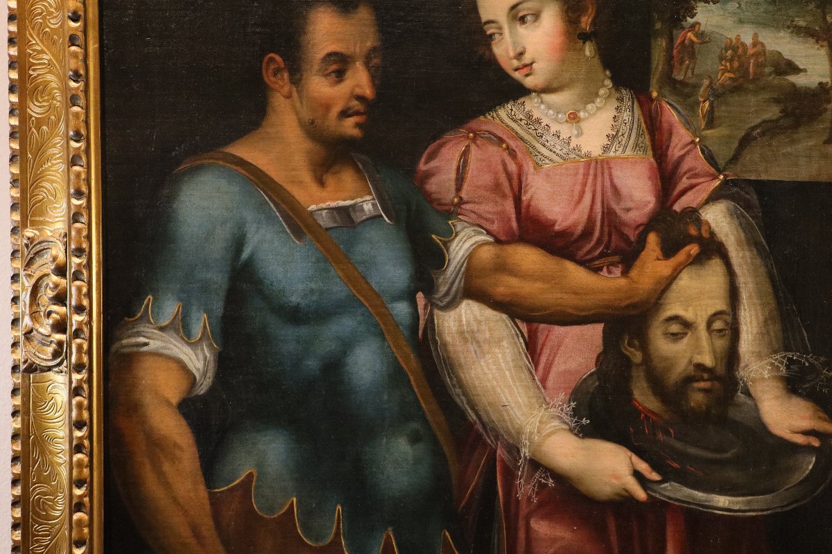 Bernardino Campi (Cremona 1522 -1591), Salomé con la testa del Battista-photo-2