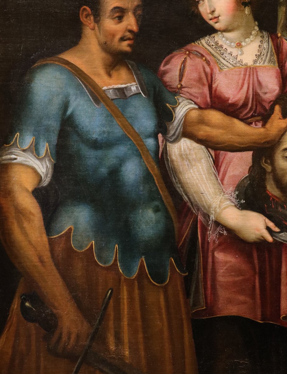 Bernardino Campi (Cremona 1522 -1591), Salomé con la testa del Battista-photo-3
