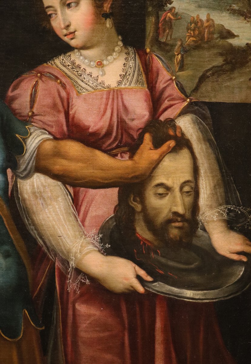 Bernardino Campi (Cremona 1522 -1591), Salomé con la testa del Battista-photo-5