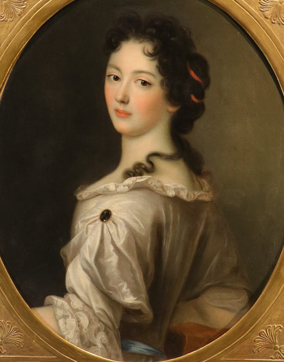 Nicolas Fouché (Troyes, 1653 - Parigi 1733), Ritratto di Marie Thérèse de Bourbon-photo-2
