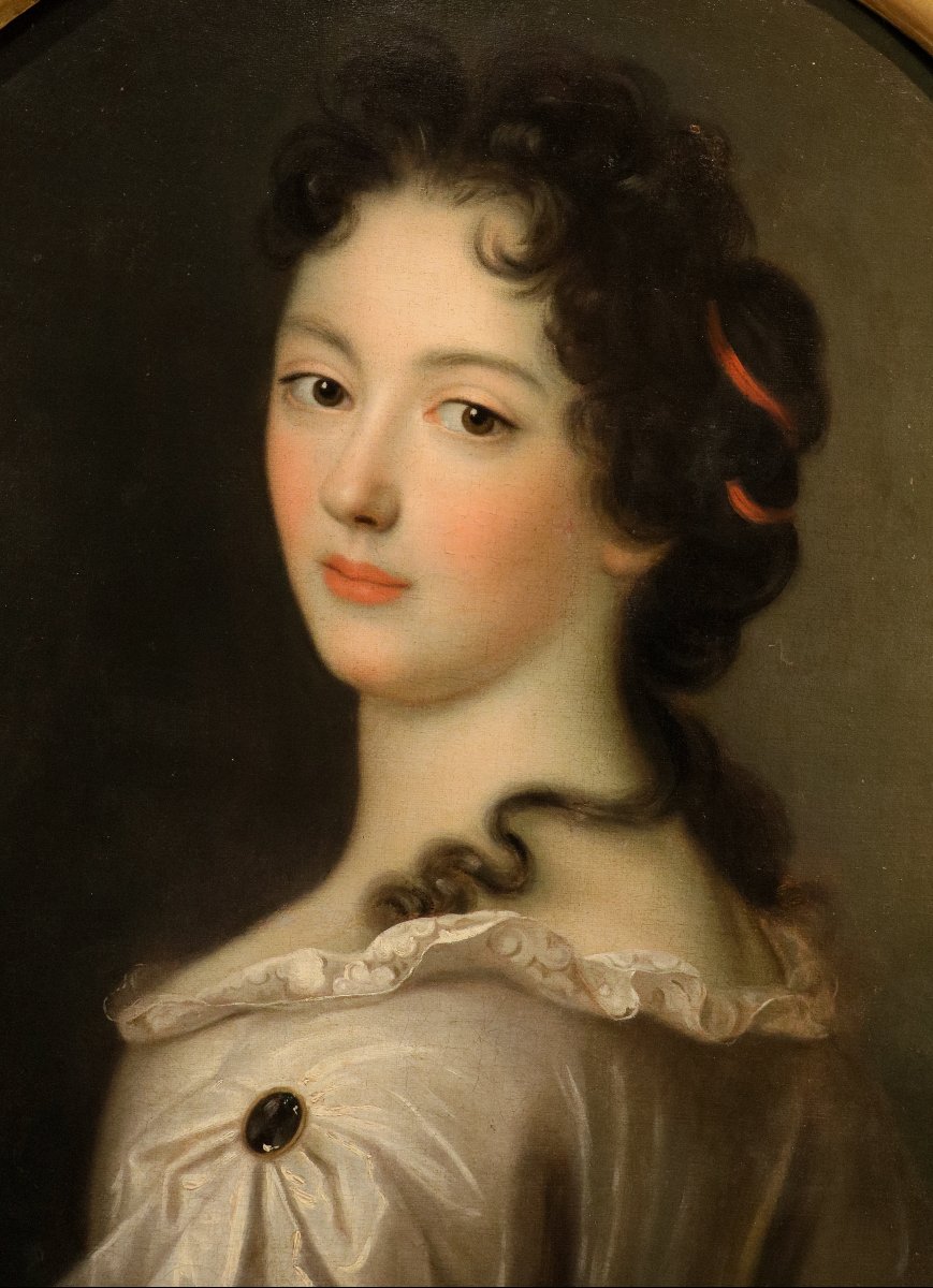 Nicolas Fouché (Troyes, 1653 - Parigi 1733), Ritratto di Marie Thérèse de Bourbon-photo-3