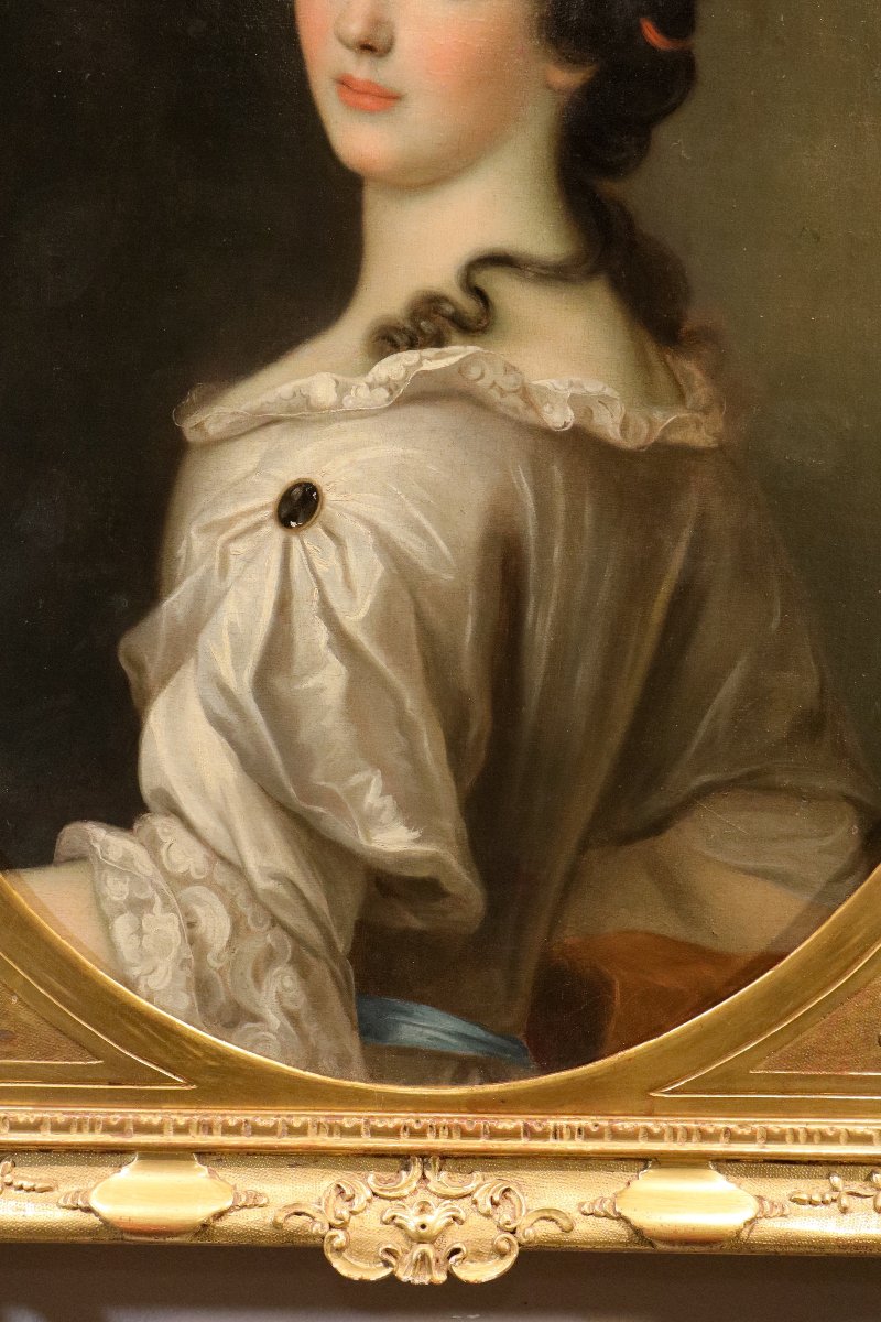 Nicolas Fouché (Troyes, 1653 - Parigi 1733), Ritratto di Marie Thérèse de Bourbon-photo-1