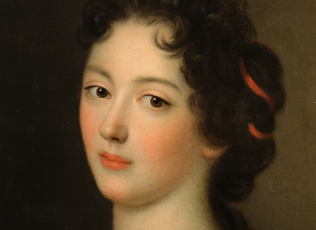 Nicolas Fouché (Troyes, 1653 - Parigi 1733), Ritratto di Marie Thérèse de Bourbon-photo-3