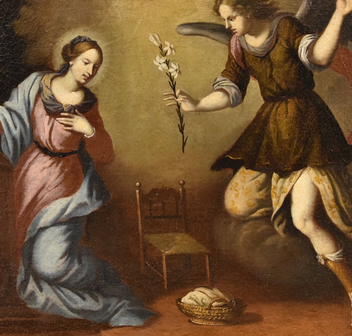 L’Annunciazione, Scuola toscano XVII secolo-photo-3