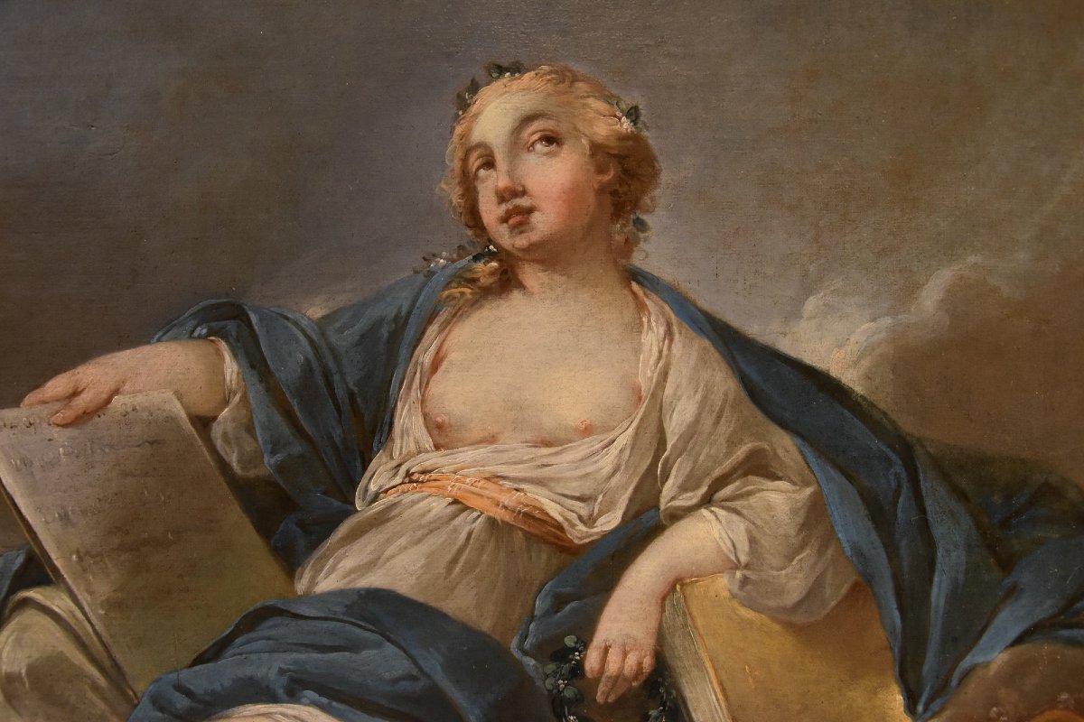Allegoria della Poesia, Pierre Charles Trémolières (Cholet, 1703 - Paris, 1739)-photo-5