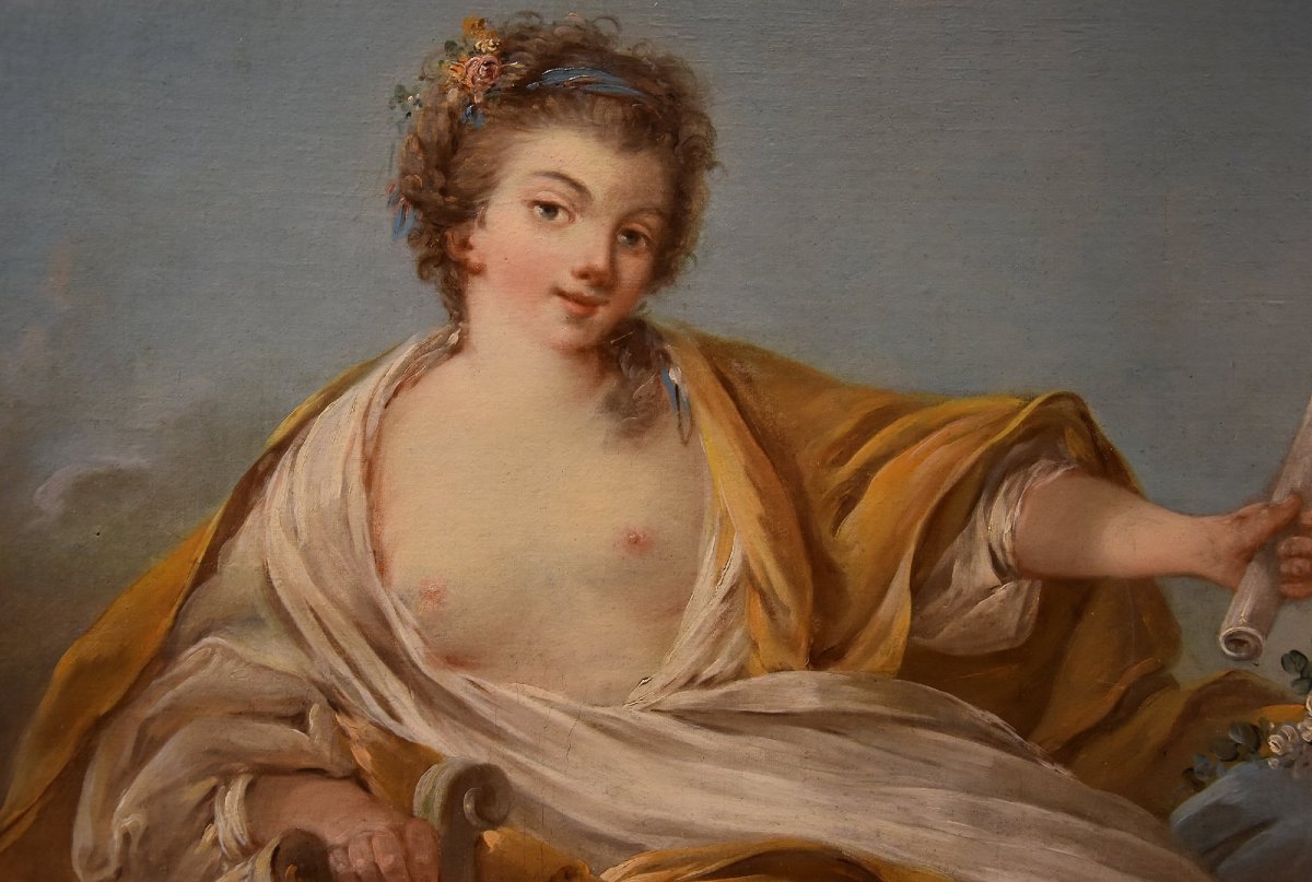 Allegoria della Musica, Pierre Charles Trémolières (Cholet, 1703 - Paris, 1739)-photo-1