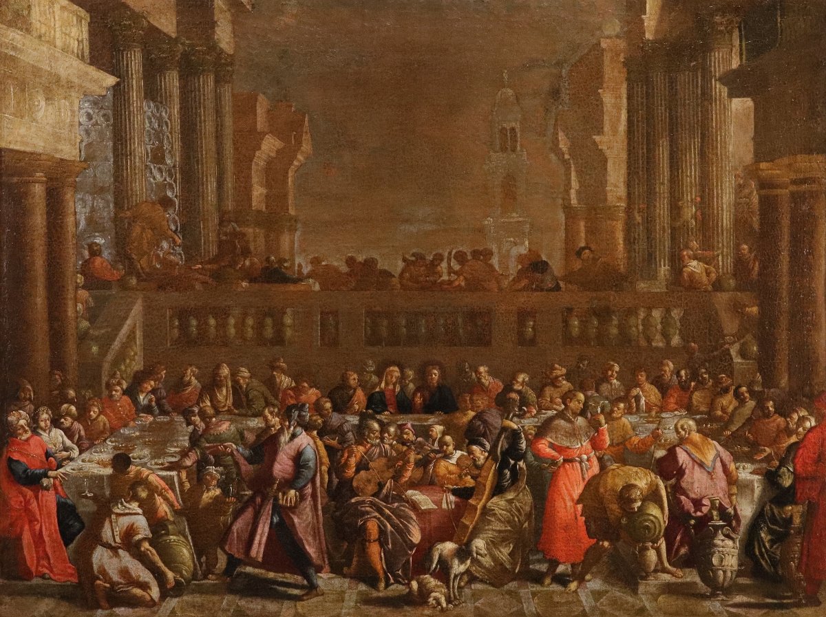 Le nozze di Cana, Paolo Caliari, detto il Veronese (Verona, 1528 – Venezia, 1588) Seguace