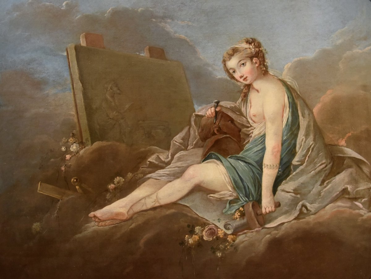 Allegoria della Scultura, Pierre Charles Trémolières (Cholet, 1703 - Paris, 1739)