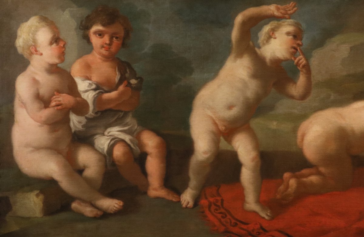 Il gioco dello schiaffo, Francesco De Mura (Napoli, 1696 – Napoli, 1782) e bottega-photo-3