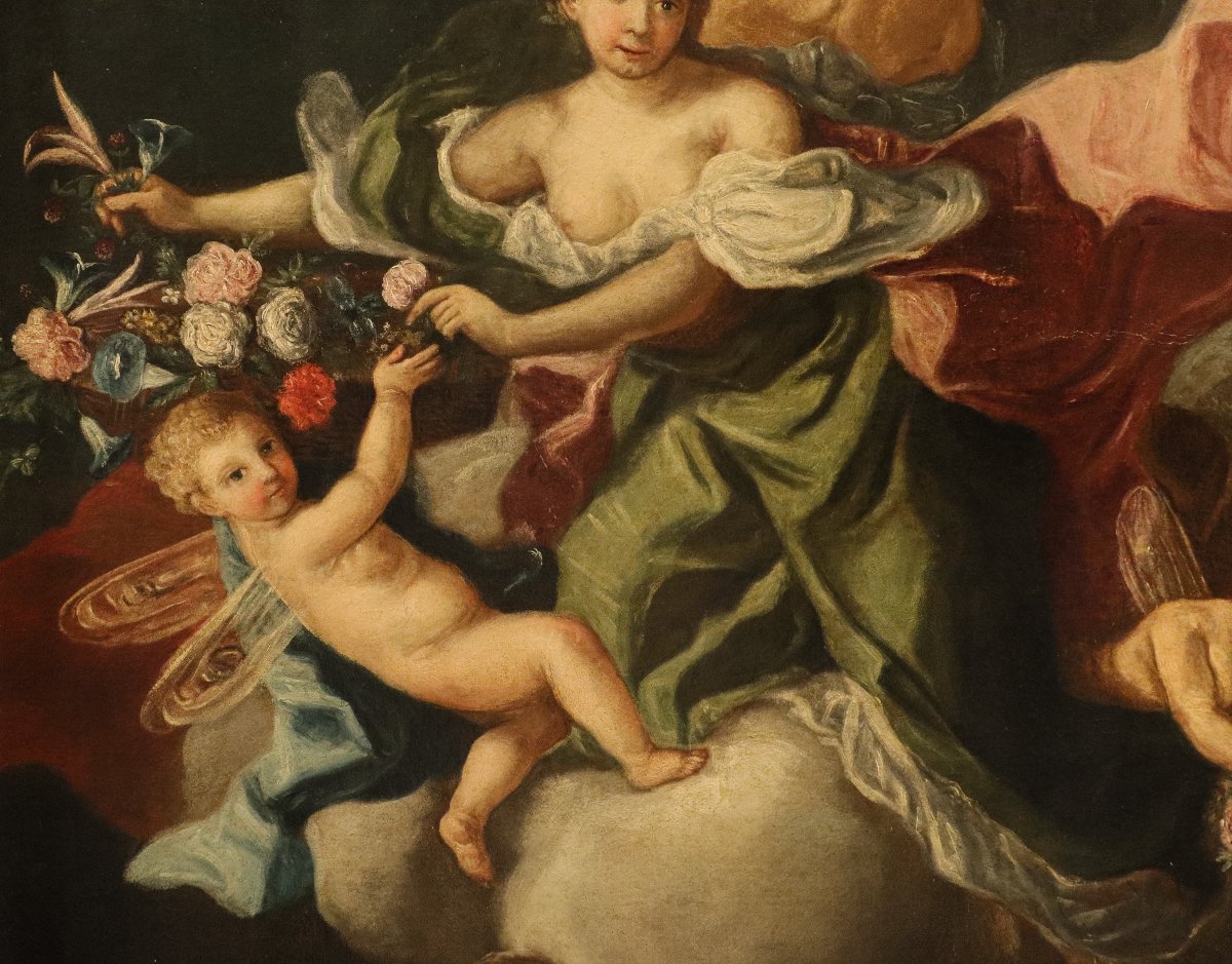 Trionfo di Flora e Zefiro, Jacopo Amigoni (Venezia, 1682 - Madrid, 1752) cerchia-photo-2