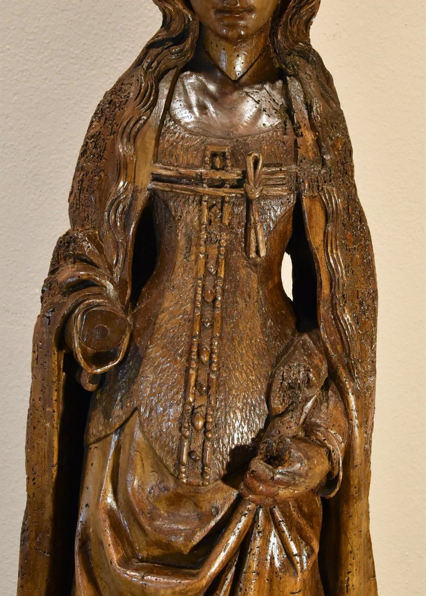 Scultura lignea, Santa Caterina, Basso Reno 1480 circa-photo-2