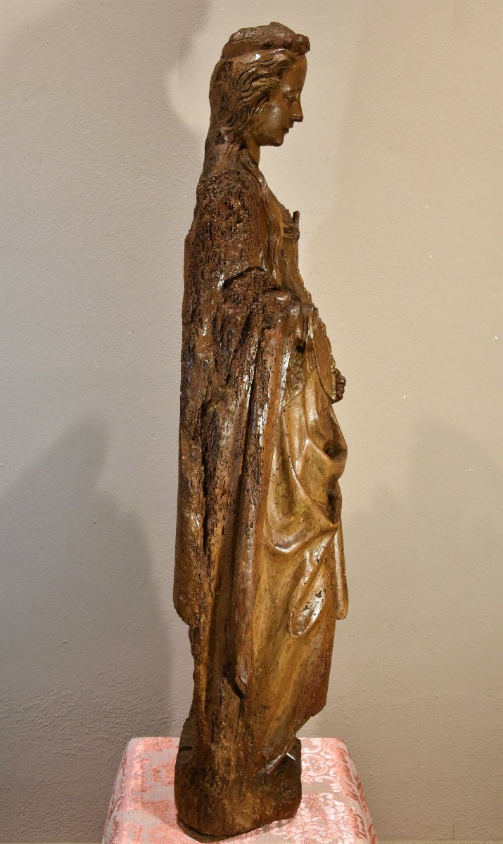 Scultura lignea, Santa Caterina, Basso Reno 1480 circa-photo-3