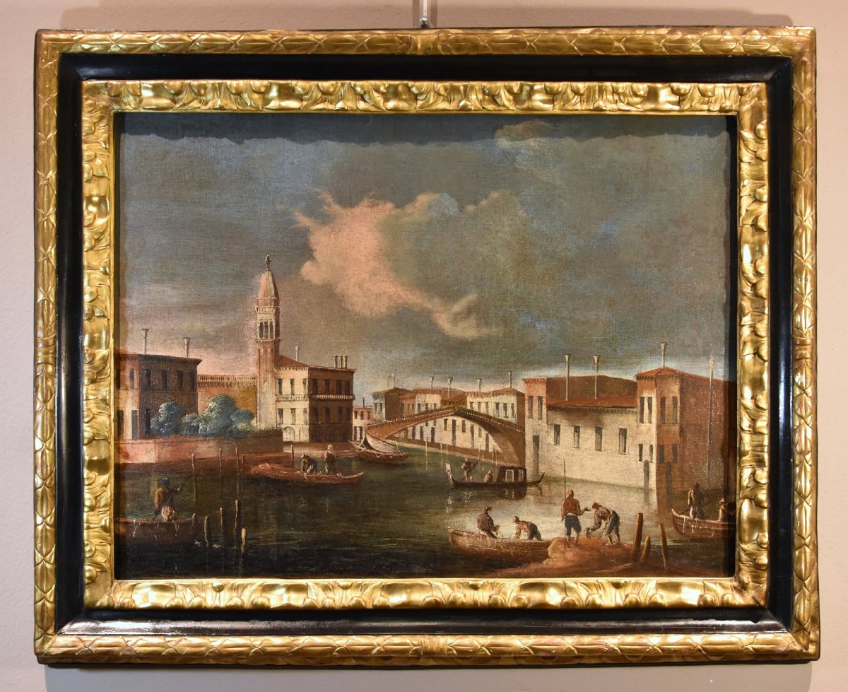 Francesco Tironi (Venezia, circa 1745 - 1797), Veduta di Venezia con la Chiesa di S. Geremia-photo-2