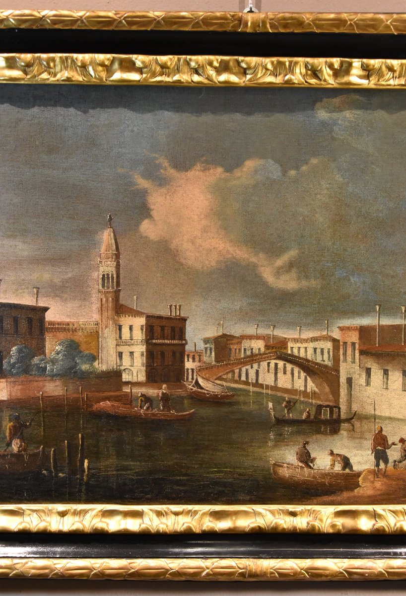 Francesco Tironi (Venezia, circa 1745 - 1797), Veduta di Venezia con la Chiesa di S. Geremia-photo-3