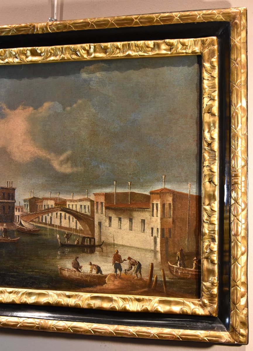 Francesco Tironi (Venezia, circa 1745 - 1797), Veduta di Venezia con la Chiesa di S. Geremia-photo-1