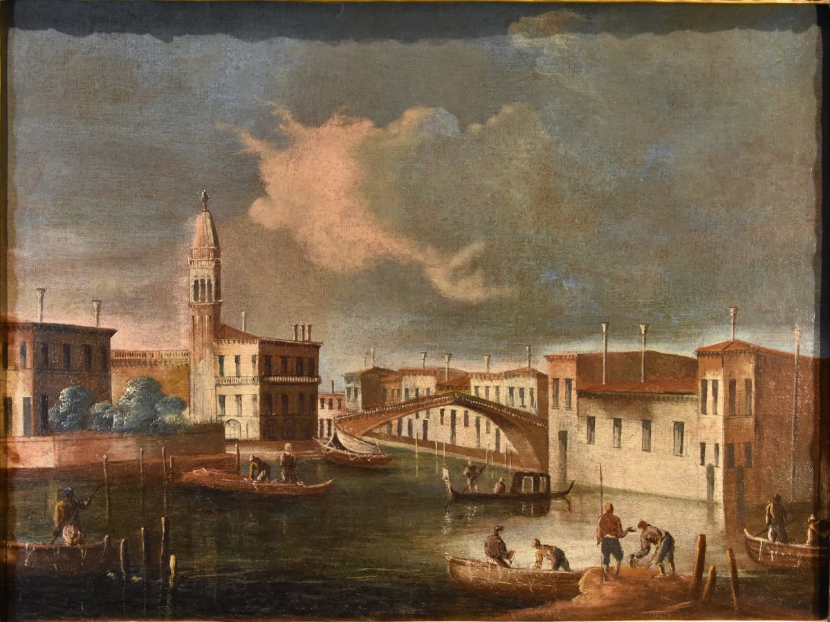 Francesco Tironi (Venezia, circa 1745 - 1797), Veduta di Venezia con la Chiesa di S. Geremia