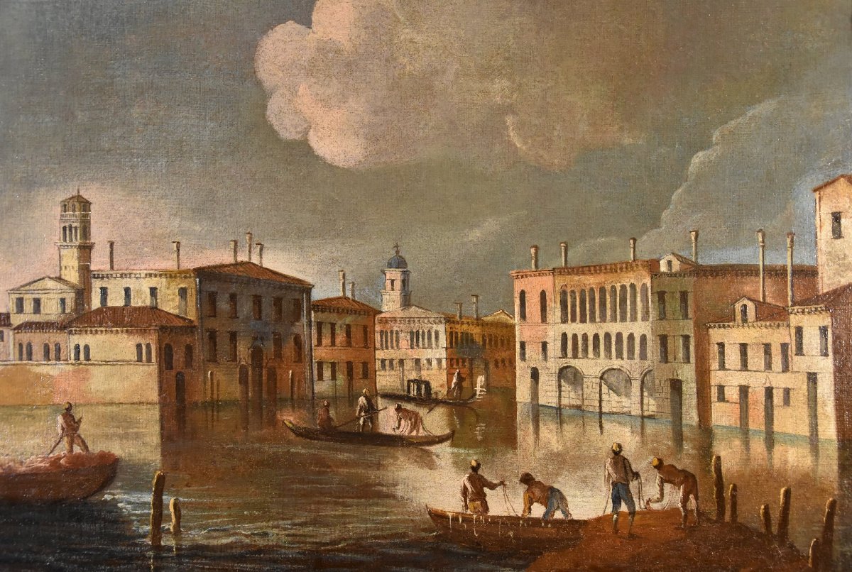 Francesco Tironi (Venezia, circa 1745 - 1797), Veduta di Venezia con l’imbocco di Cannaregio