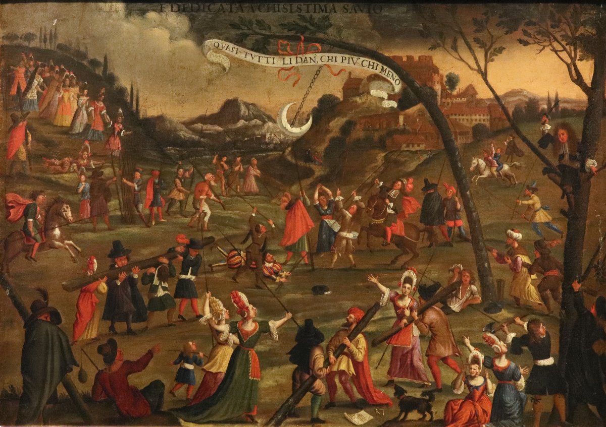 Allegoria della follia umana, Alexander van Bredael (Anversa 1663 – 1720)-photo-2