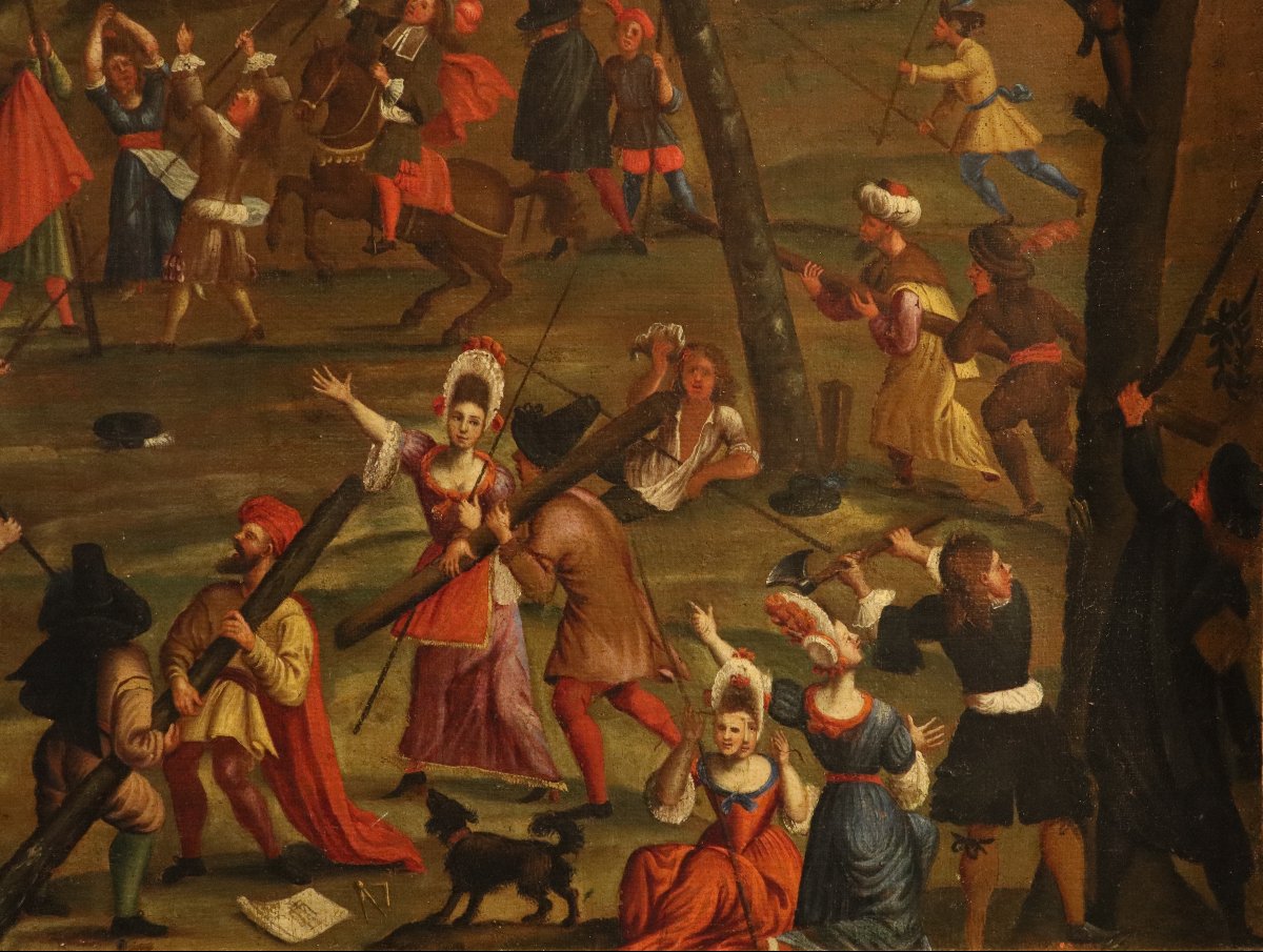 Allegoria della follia umana, Alexander van Bredael (Anversa 1663 – 1720)-photo-3