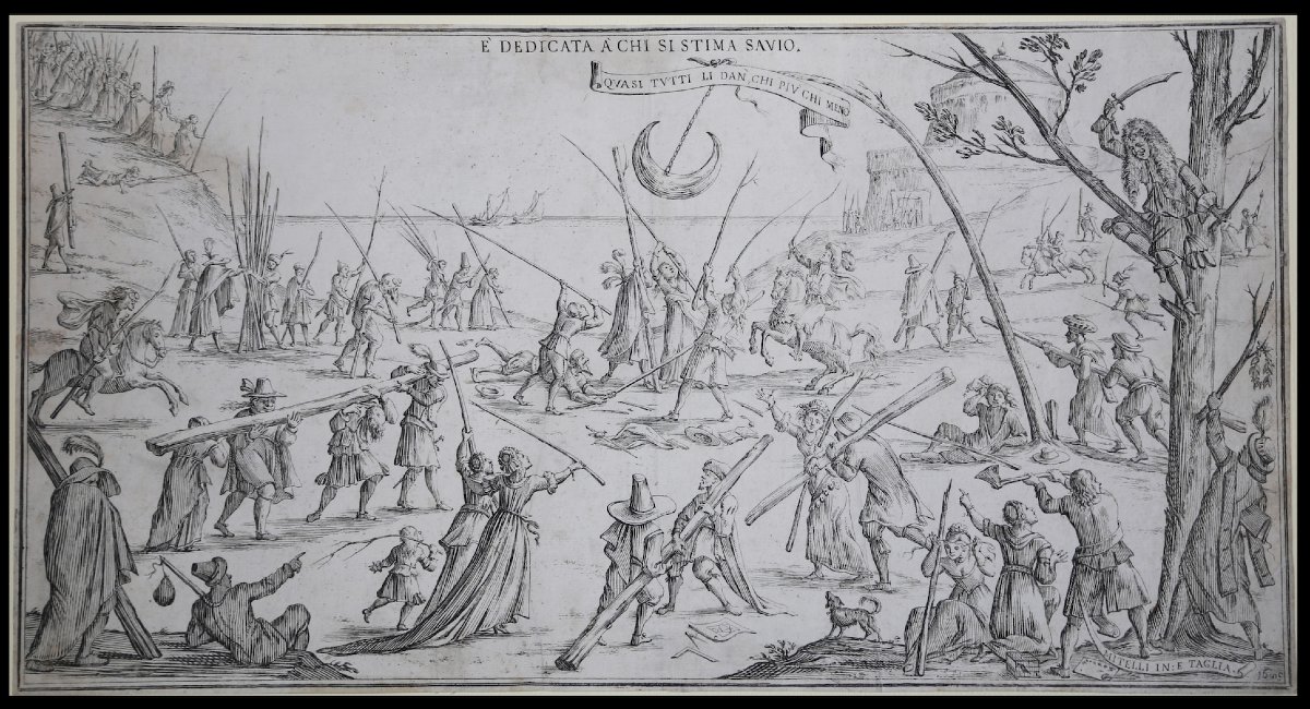 Allegoria della follia umana, Alexander van Bredael (Anversa 1663 – 1720)-photo-4