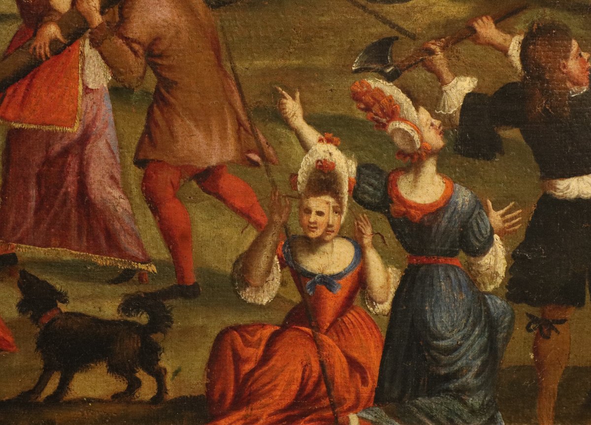 Allegoria della follia umana, Alexander van Bredael (Anversa 1663 – 1720)-photo-4