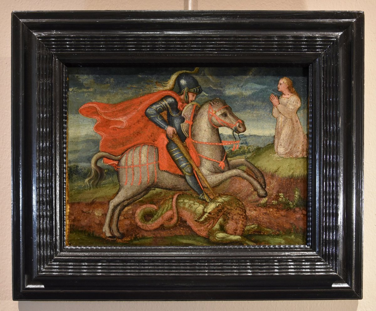 San Giorgio e il Drago, Alessio Baldovinetti (Firenze, 1427 – Firenze, 1499) cerchia-photo-2