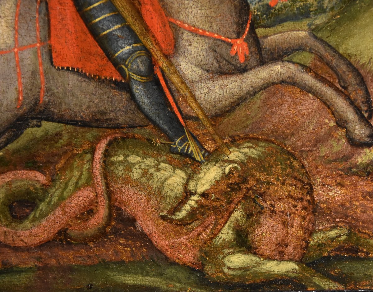 San Giorgio e il Drago, Alessio Baldovinetti (Firenze, 1427 – Firenze, 1499) cerchia-photo-4