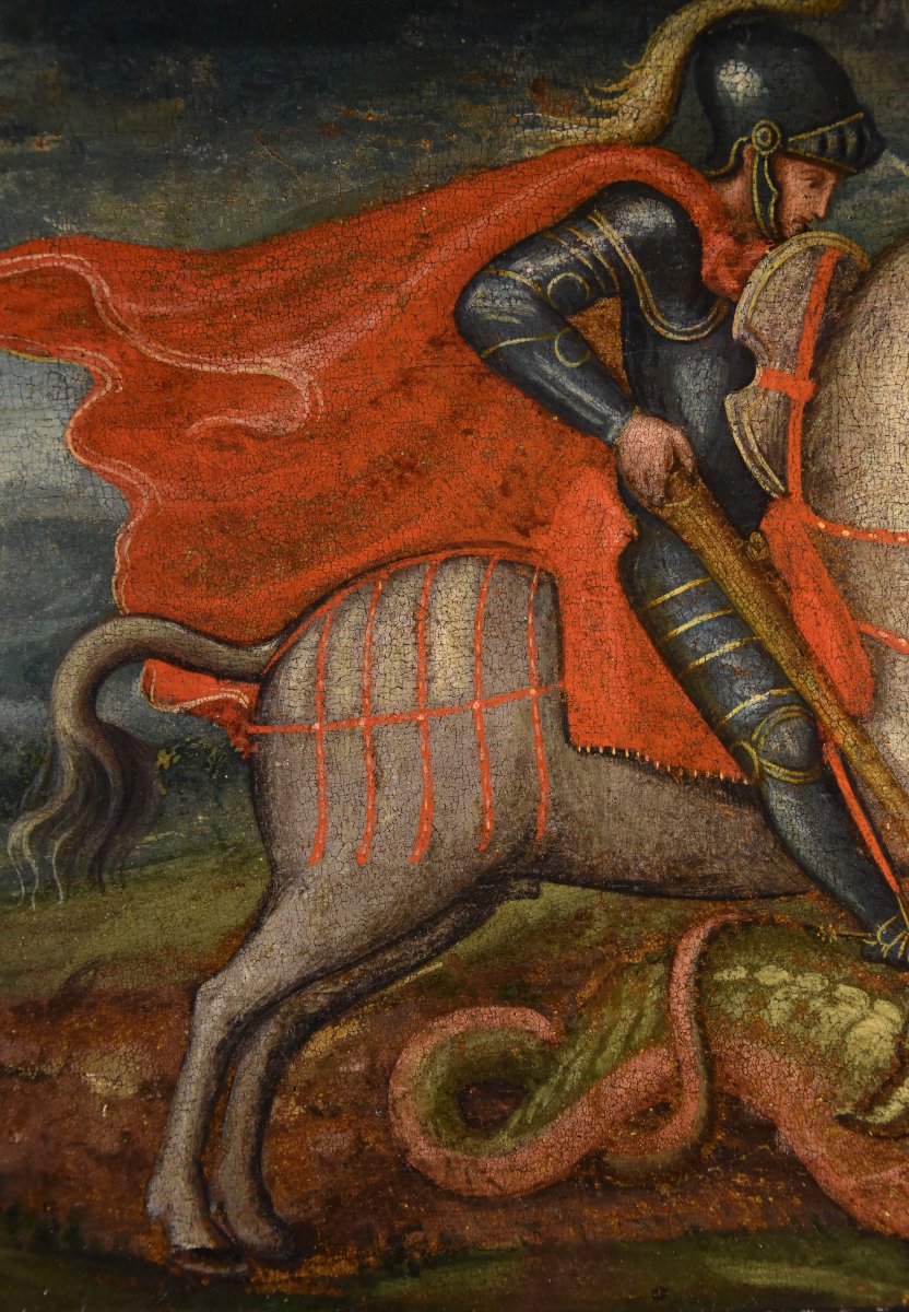 San Giorgio e il Drago, Alessio Baldovinetti (Firenze, 1427 – Firenze, 1499) cerchia-photo-3