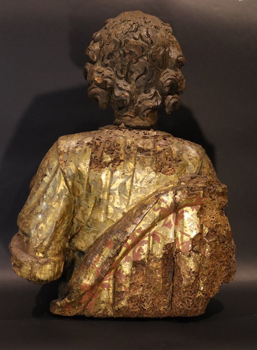 San Giovanni Evangelista e Santa Caterina d’Alessandria, Aniello Stellato (Napoli 1593 – 1648)-photo-1