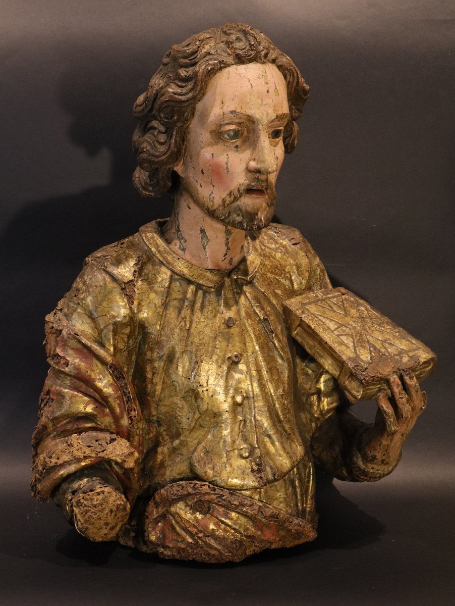San Giovanni Evangelista e Santa Caterina d’Alessandria, Aniello Stellato (Napoli 1593 – 1648)-photo-5