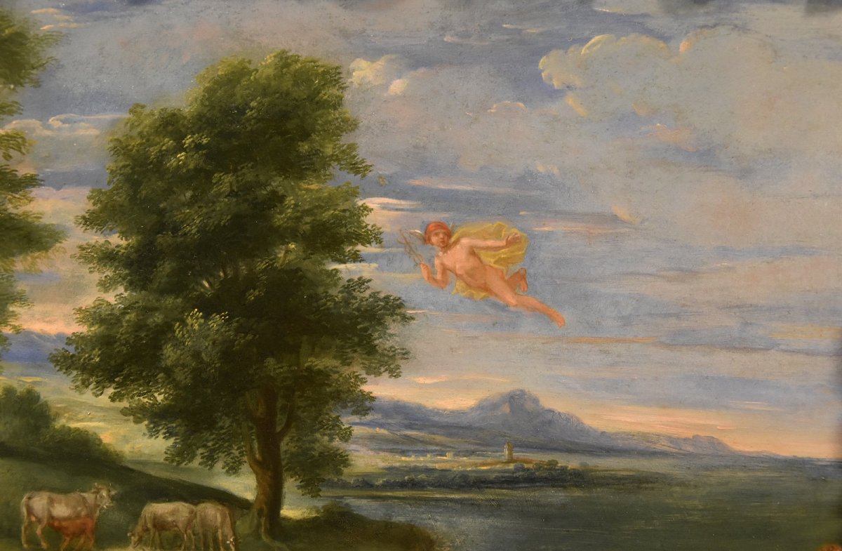 Il Rapimento di Europa, Francesco Albani (Bologna 1578 - 1660) Seguace di-photo-1