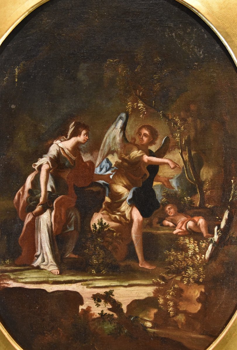  Agar e l'Angelo/ Il sacrificio di Isacco, Maestro napoletano del XVIII secolo-photo-4