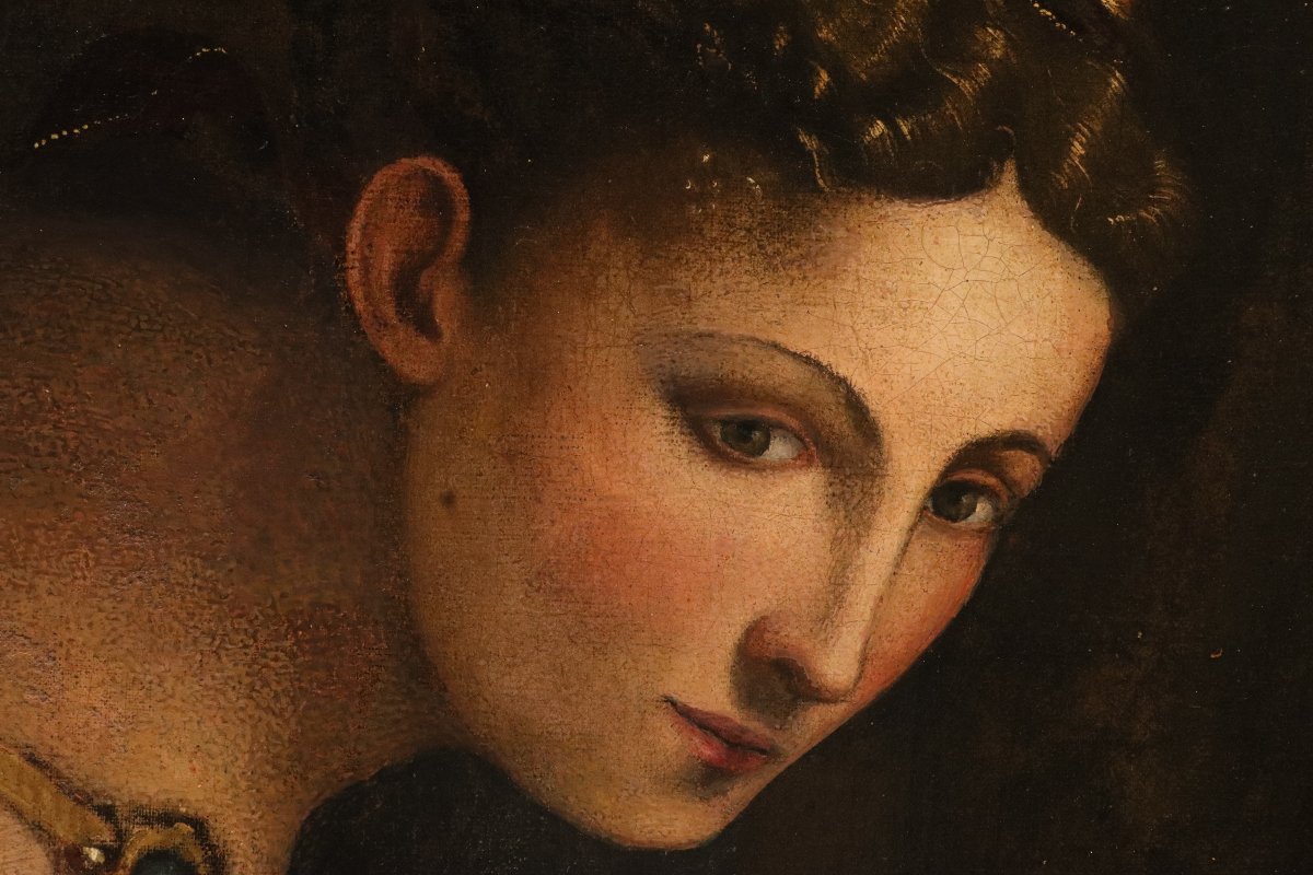 Venere che allatta Amore, Camillo Boccaccino (Cremona, 1505 – 1546) Seguace-photo-3