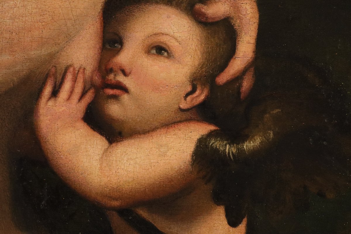 Venere che allatta Amore, Camillo Boccaccino (Cremona, 1505 – 1546) Seguace-photo-4