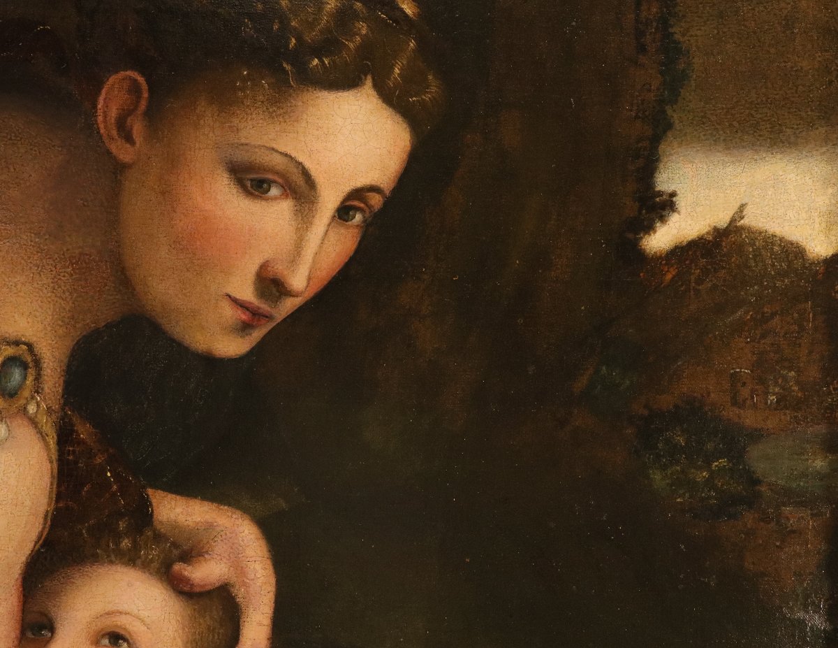 Venere che allatta Amore, Camillo Boccaccino (Cremona, 1505 – 1546) Seguace-photo-2