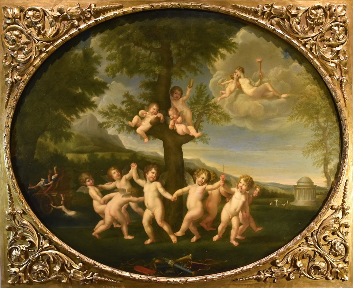 La danza degli amorini, Francesco Albani (Bologna 1578 - 1660) Copia da-photo-2