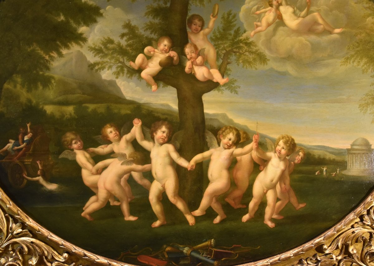 La danza degli amorini, Francesco Albani (Bologna 1578 - 1660) Copia da-photo-3