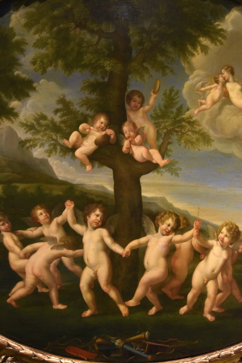 La danza degli amorini, Francesco Albani (Bologna 1578 - 1660) Copia da-photo-1