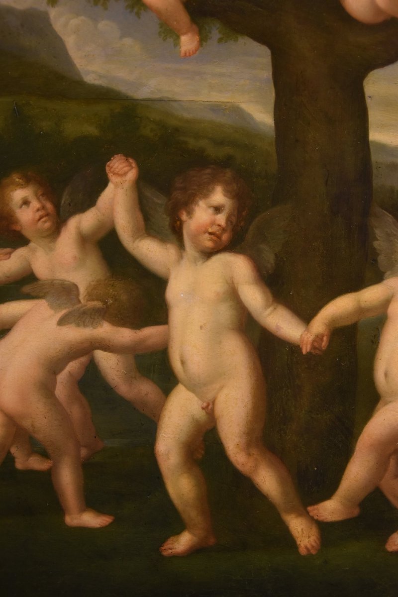 La danza degli amorini, Francesco Albani (Bologna 1578 - 1660) Copia da-photo-7